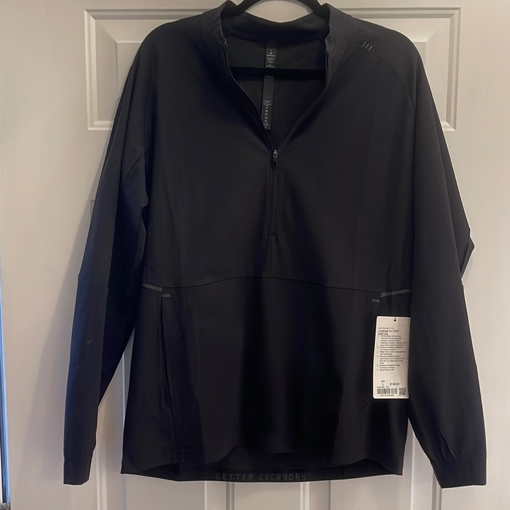 Lululemon Mens Large License to Train Half Zip